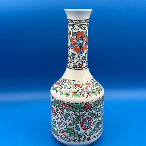 Vintage Metaxa Liquor Decanter Hand-Painted, Porcelain, Made in Greece, Used, wi - Picture 4 of 7